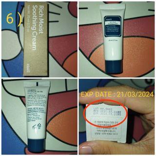 PRELOVED LIKE NEW DEAR KLAIRS RICH MOIST SOOTHING CREAM 20 ml #SelaluUntung
