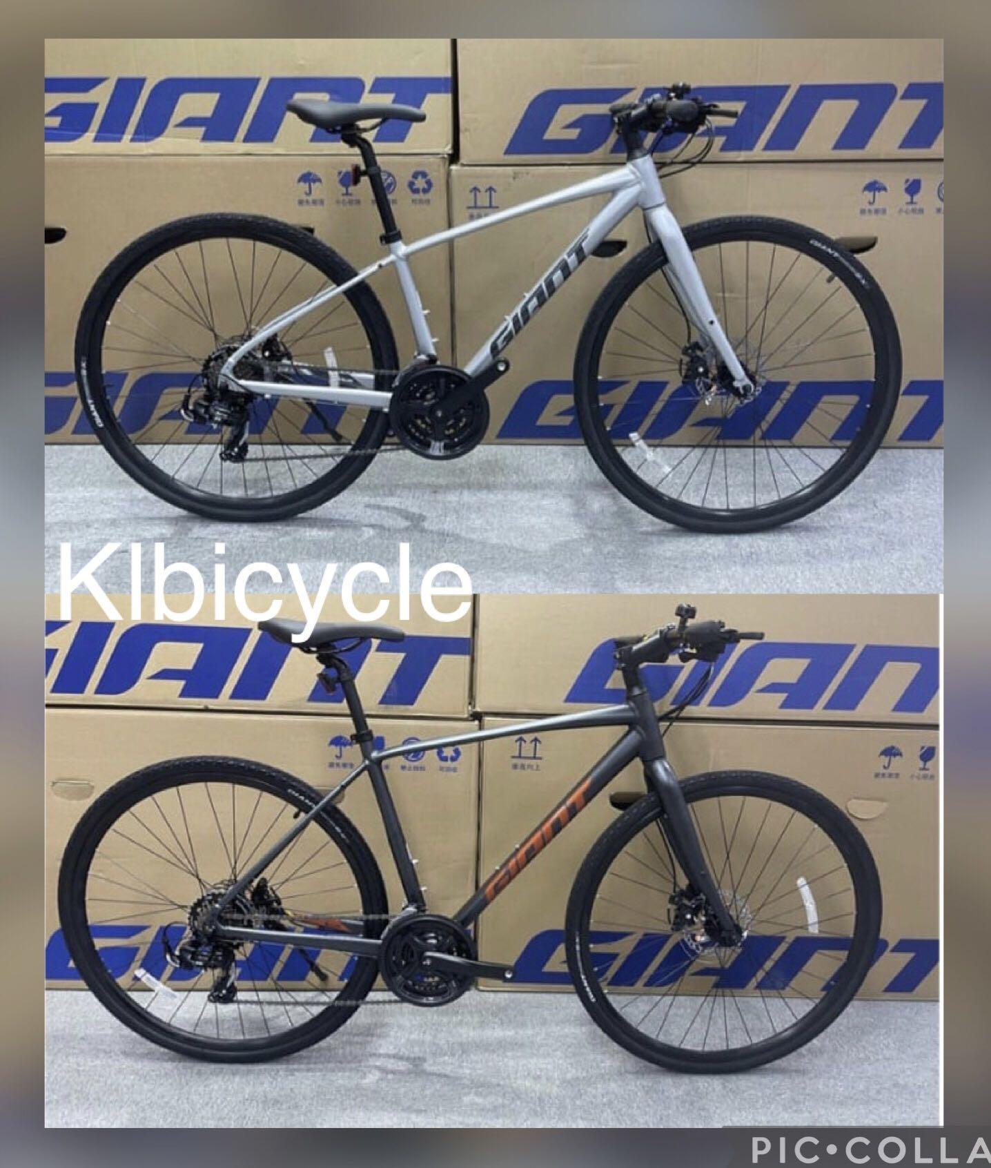 Pre Order Original Giant Hybrid Bike Alloy Xs S M Size Touring Bike Shimano Road Bicycle 700c Basikal By Klbicycle Sports Bicycles On Carousell