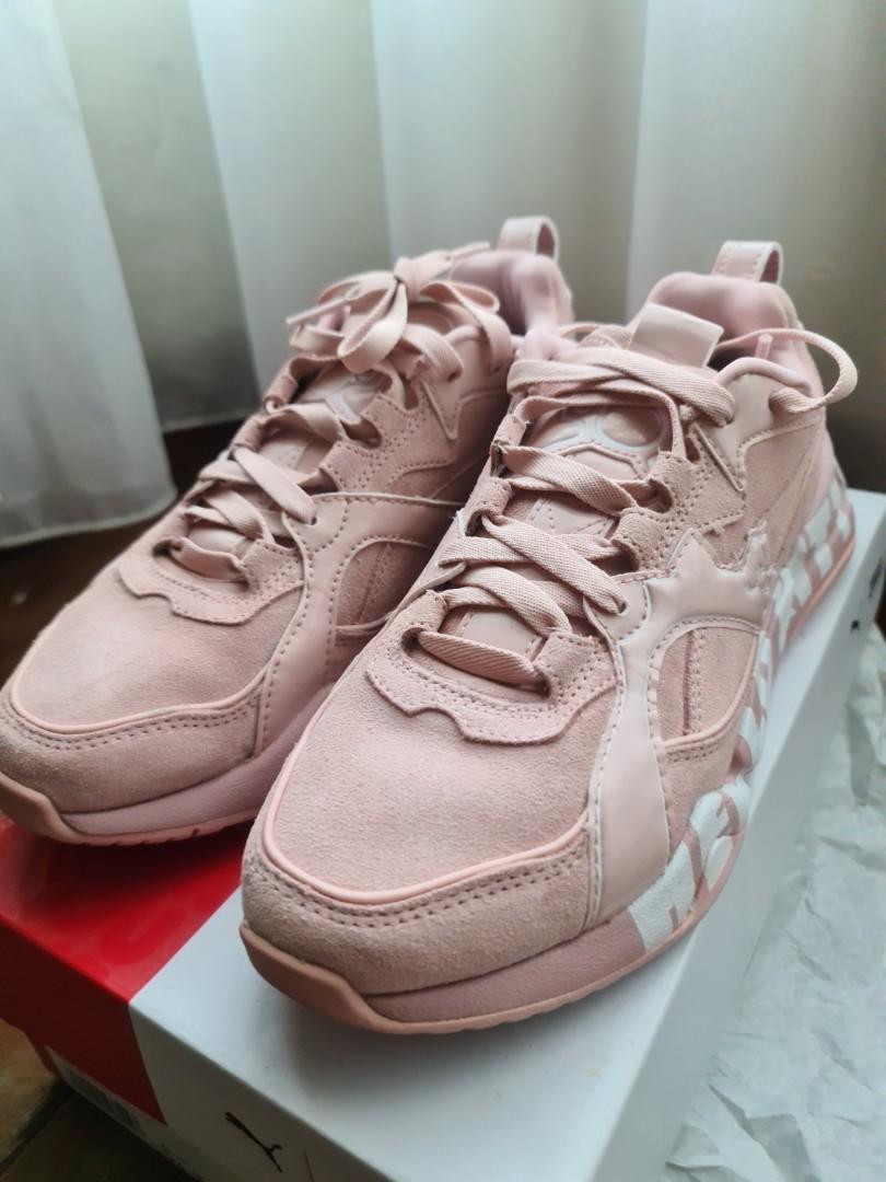 Puma Nova 2 x Hello Kitty in Silver Pink sz6US Women s Fashion Footwear Sneakers on Carousell