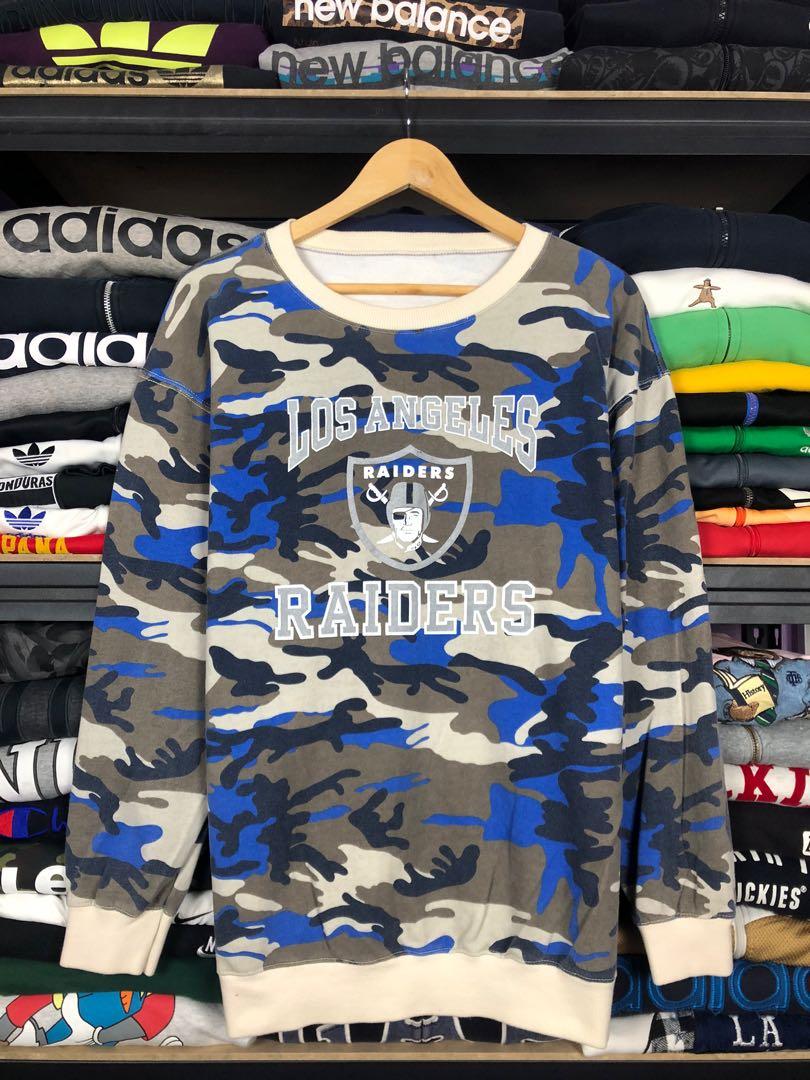 Camo raiders sweatshirt sale