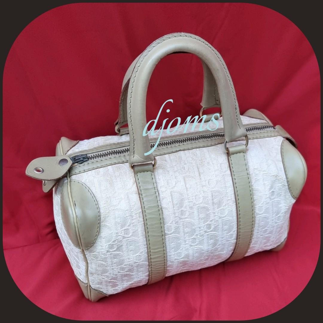 Christian Dior Mini Boston Bag, Luxury, Bags & Wallets on Carousell