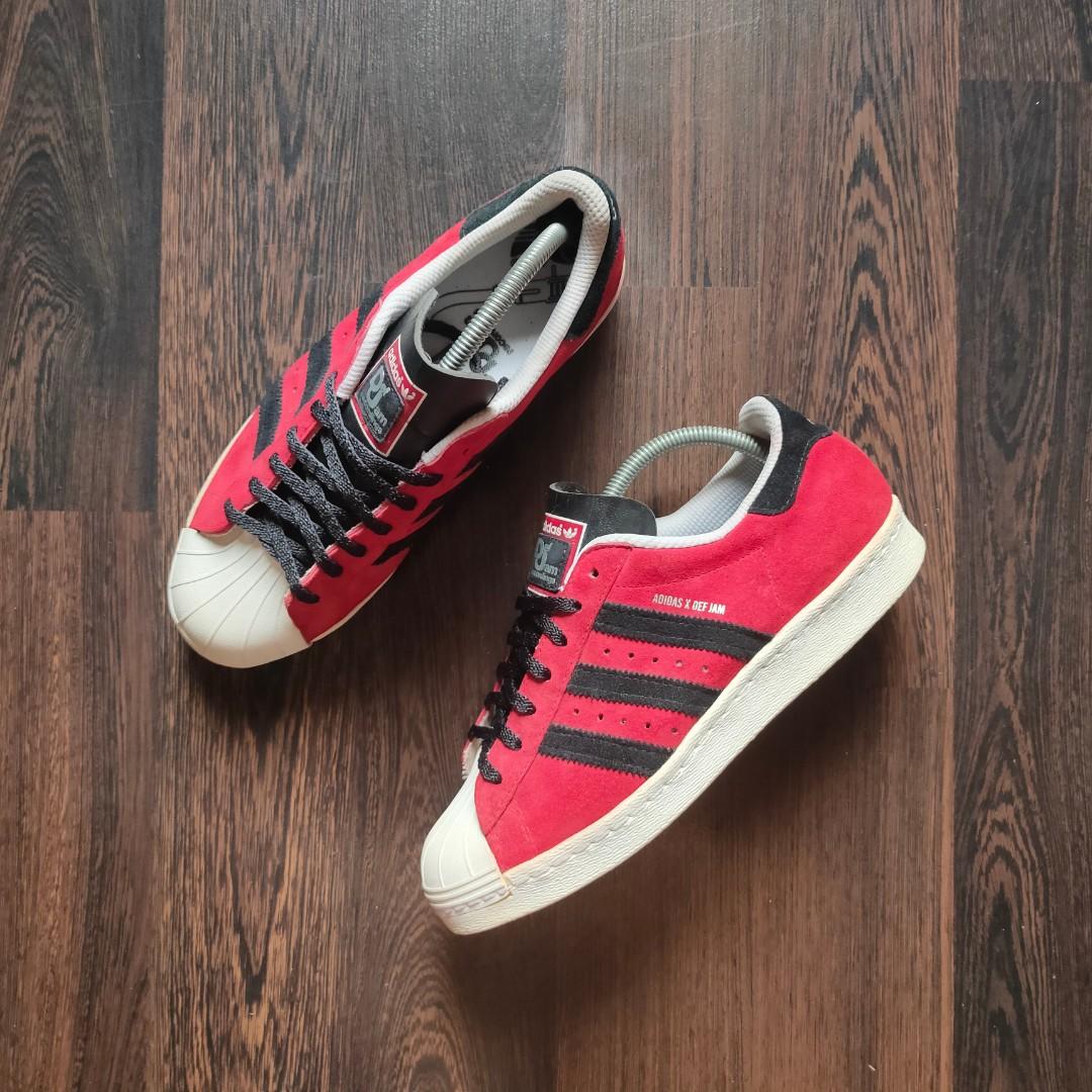 Investere Bevidst Alcatraz Island RARE adidas® ORIGINALS SUPERSTAR 80s x Def Jam SHOES, Men's Fashion,  Footwear, Sneakers on Carousell