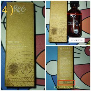 PRELOVED REE DERMA HOT OIL 60ml #SelaluUntung utk mu
