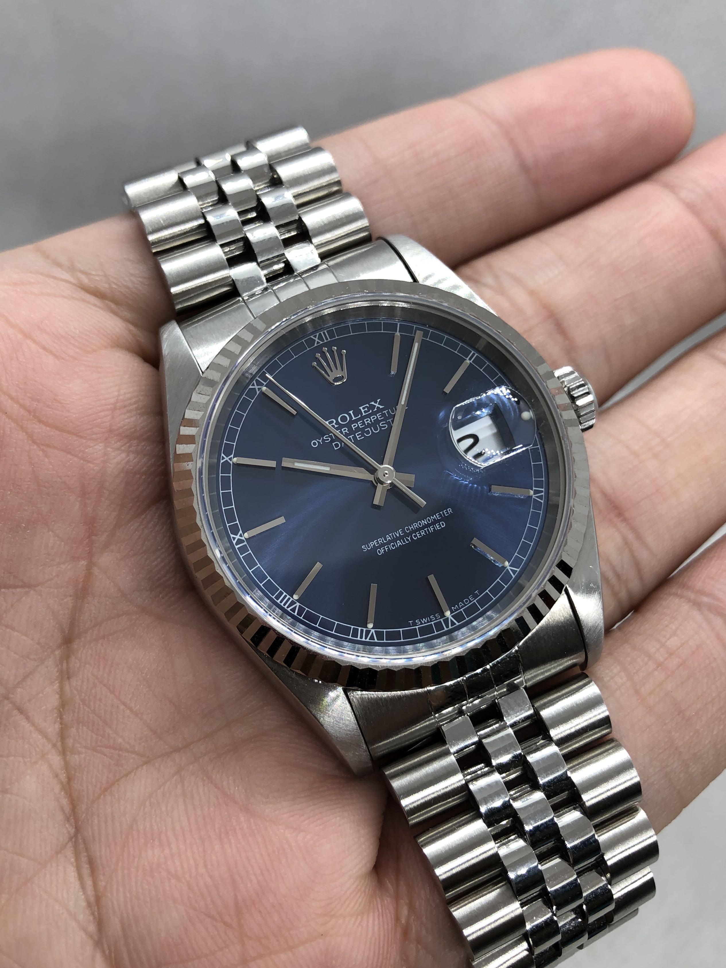 Rolex hot sale 16234 blue