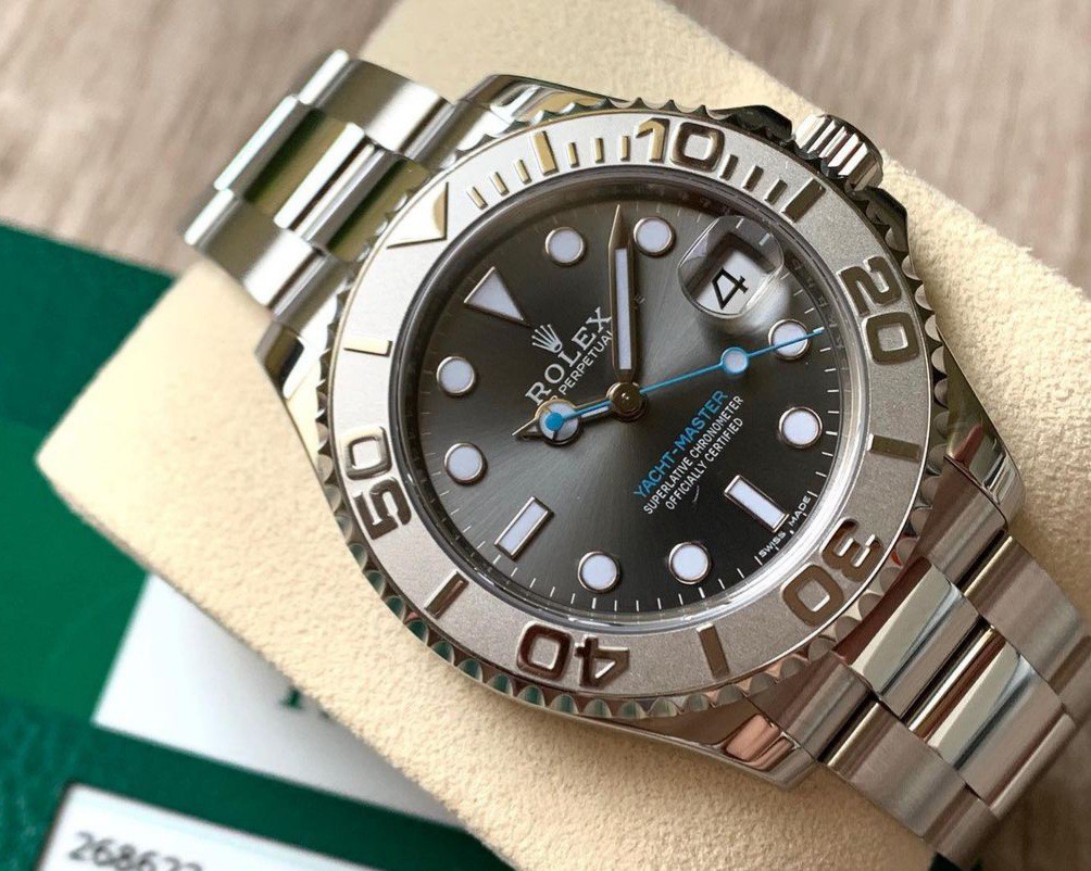 Rolex yacht master best sale rhodium 37mm