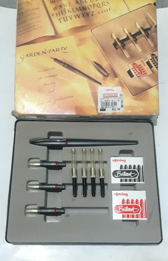 Rotring Calligraphy Master Set, Buku & Alat Tulis, Alat Tulis di Carousell