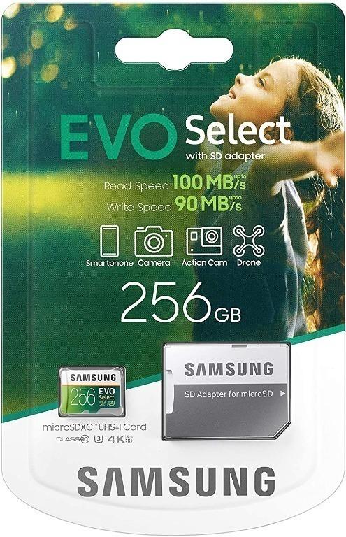 Evo 256gb discount micro sd