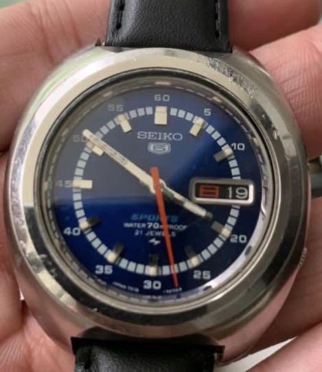 Seiko 7019-7050 Sport Automatic Vintage Diver rare blue dial, Men's  Fashion, Watches & Accessories, Watches on Carousell