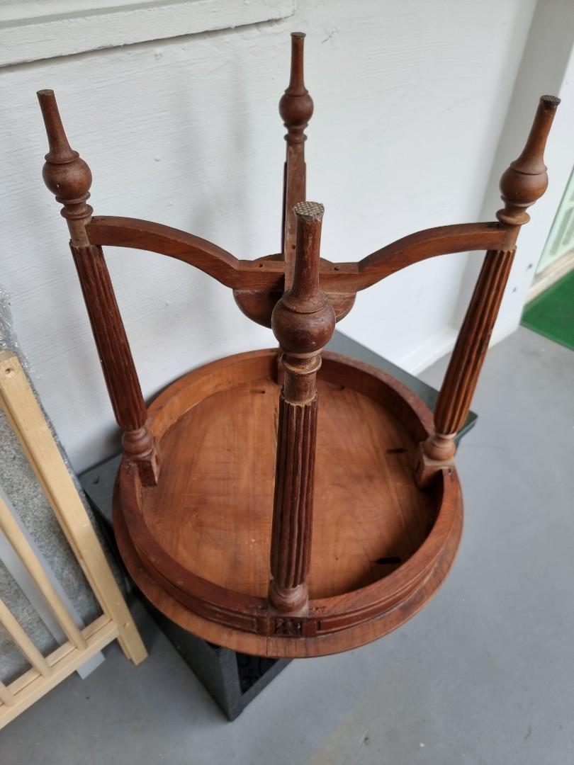 Solid teak wood small table, Furniture & Home Living, Furniture, Tables