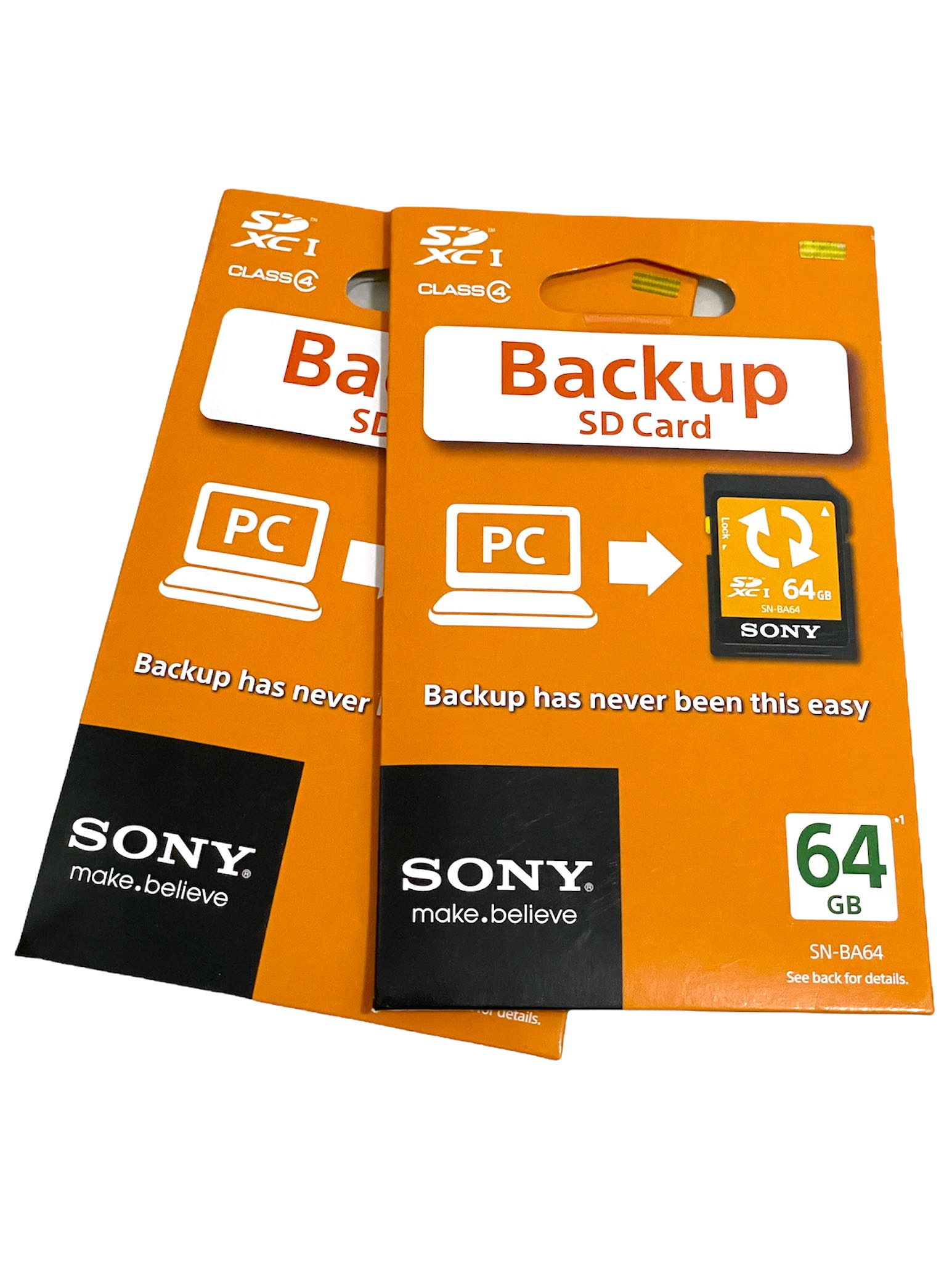 Sony 64GB Backup SD Card, Mobile Phones & Gadgets, Mobile & Gadget