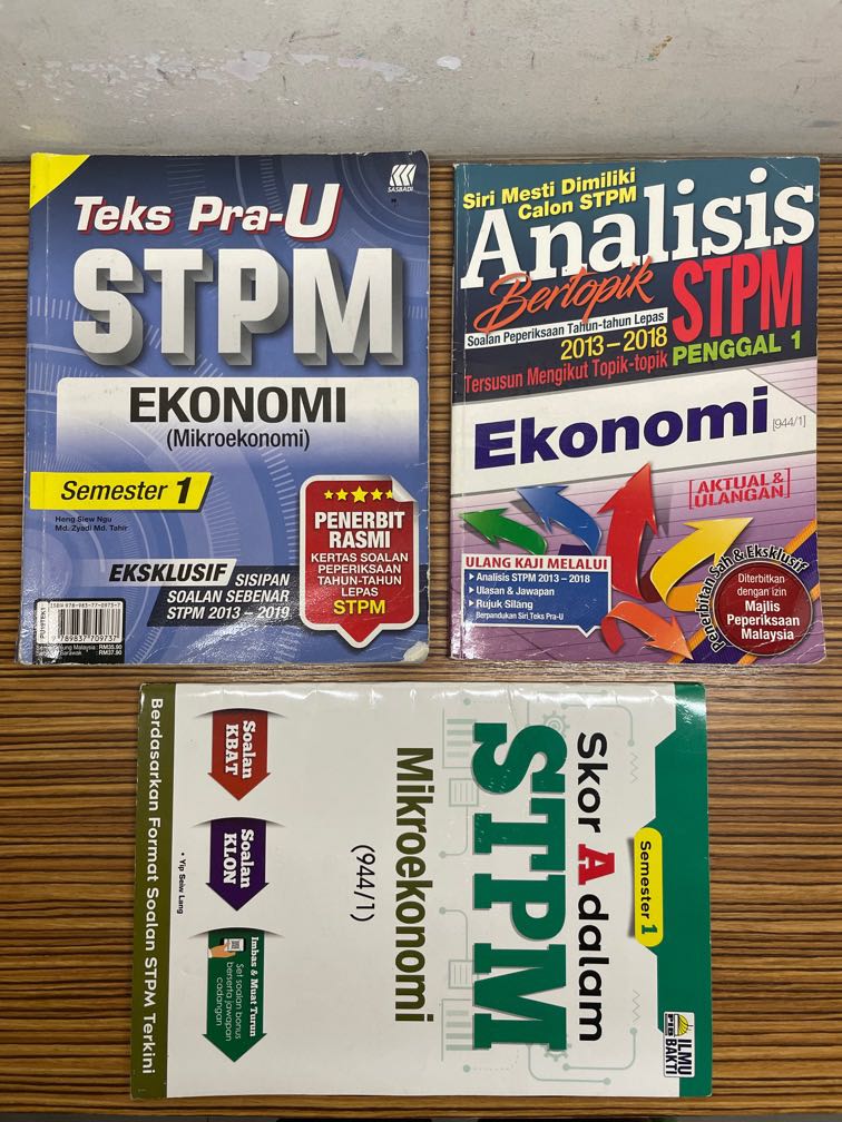 Stpm Ekonomi Sem 1 Mikroekonomi Textbooks On Carousell