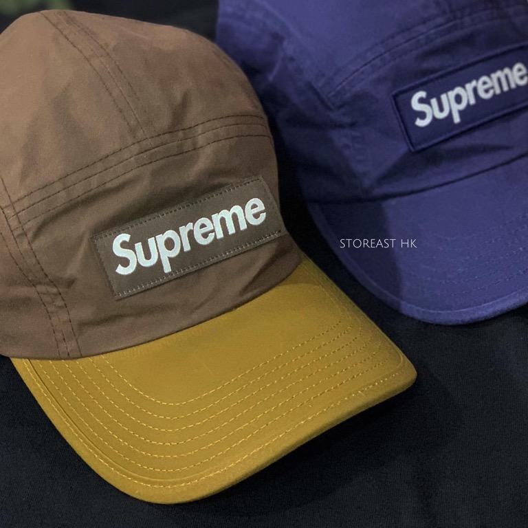 Supreme Waxed Cotton Camp Military Camp Cap, 男裝, 手錶及配件