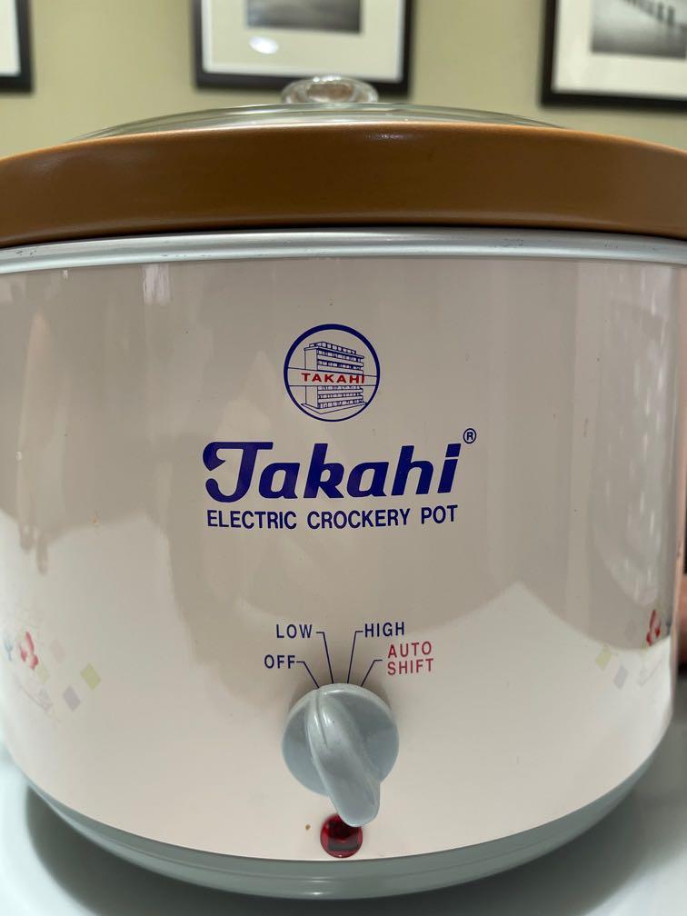 5.2L Takahi Electric Crockery Pot, TV & Home Appliances, Kitchen