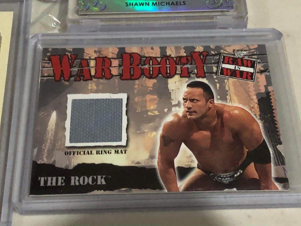 The ROCK WWE WWF ring mat card RARE (Category: Raw Singles) located in San Juan City. Submitted by jim.jim7 (Listing ID 1123709595, Image 1). Description: Pick up is at greenhills, robisnons magnolia or gateway. If you have other questions, feel free to message me here on caroussel. Thank you.