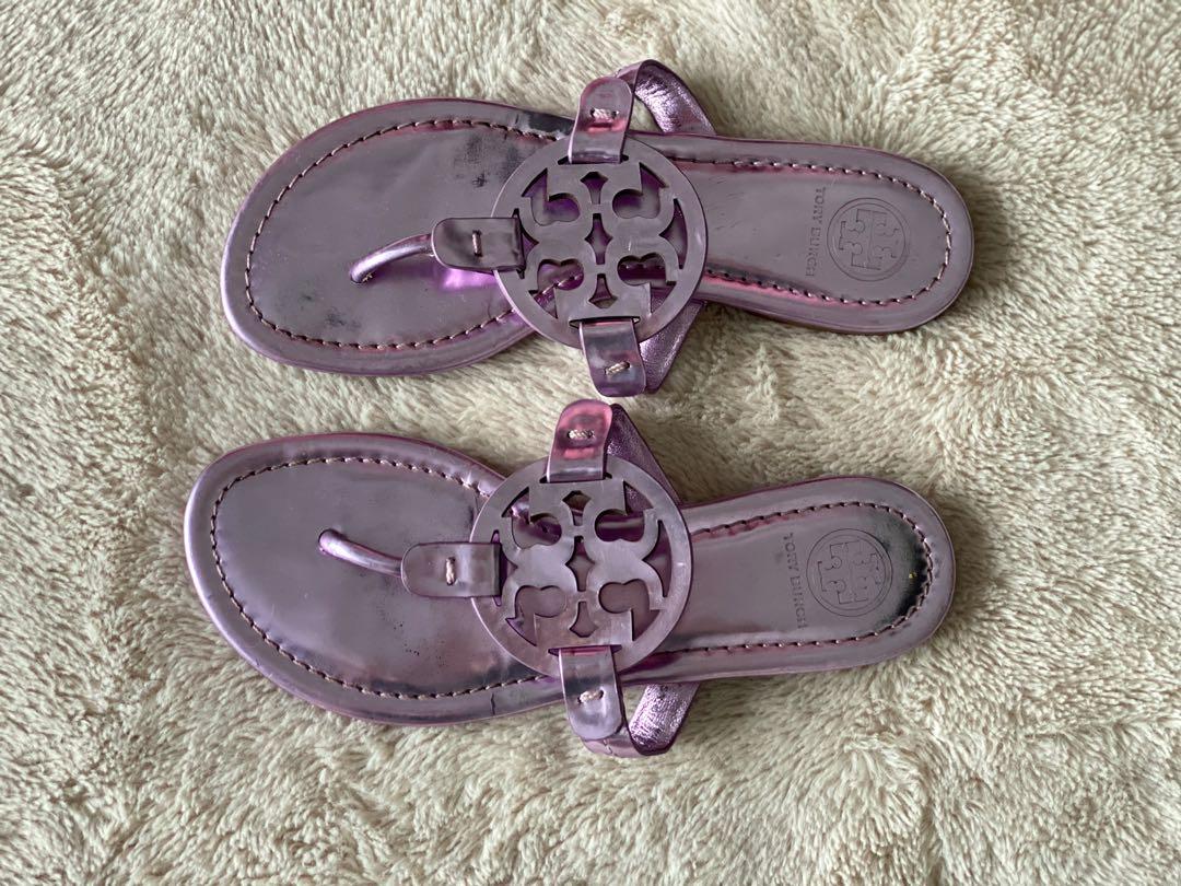 Purple tory hotsell burch sandals