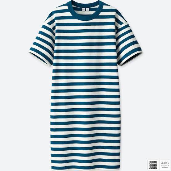 Uniqlo U Cre Neck Shirt Dress, Women's 