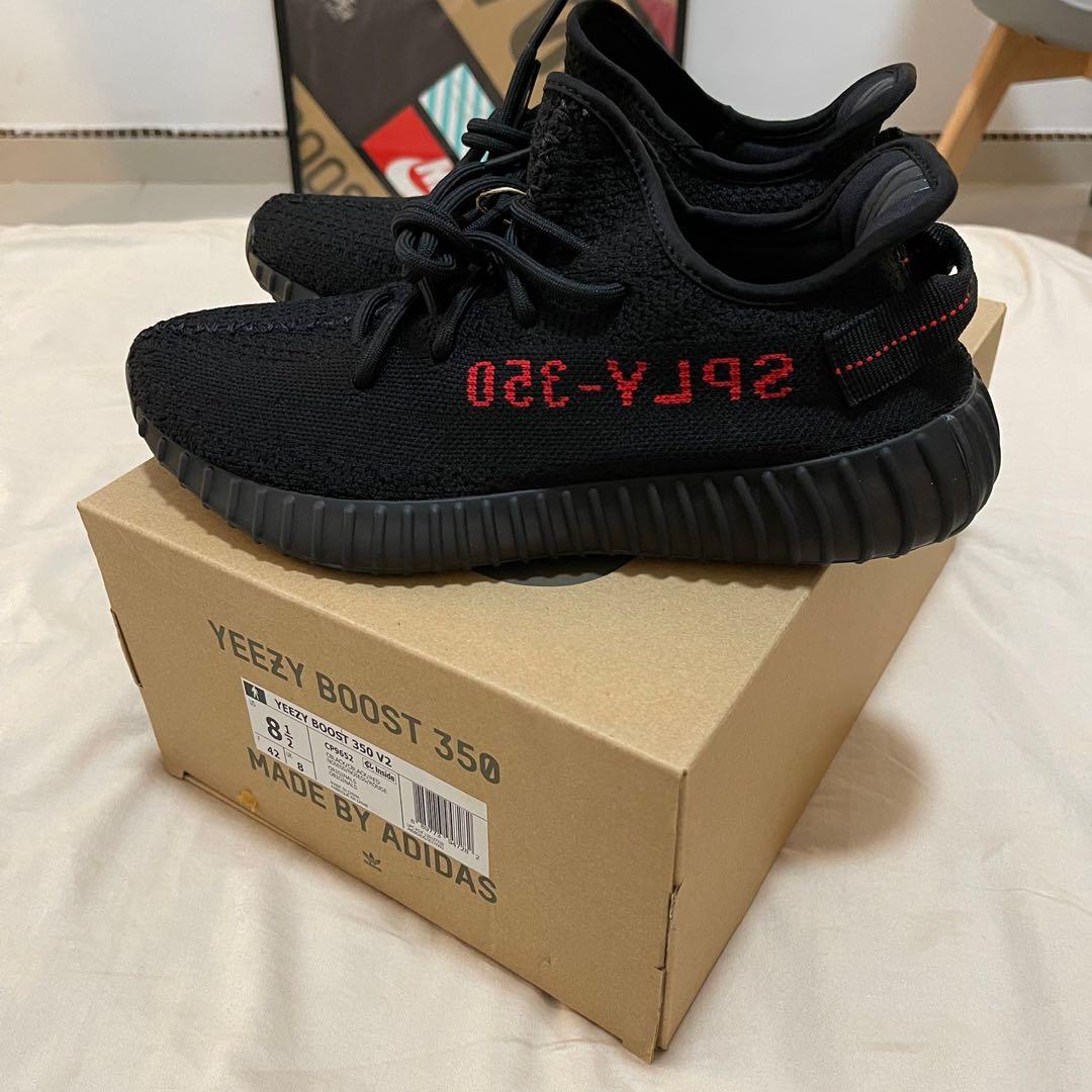 Yeezy 350 black 8.5 on sale