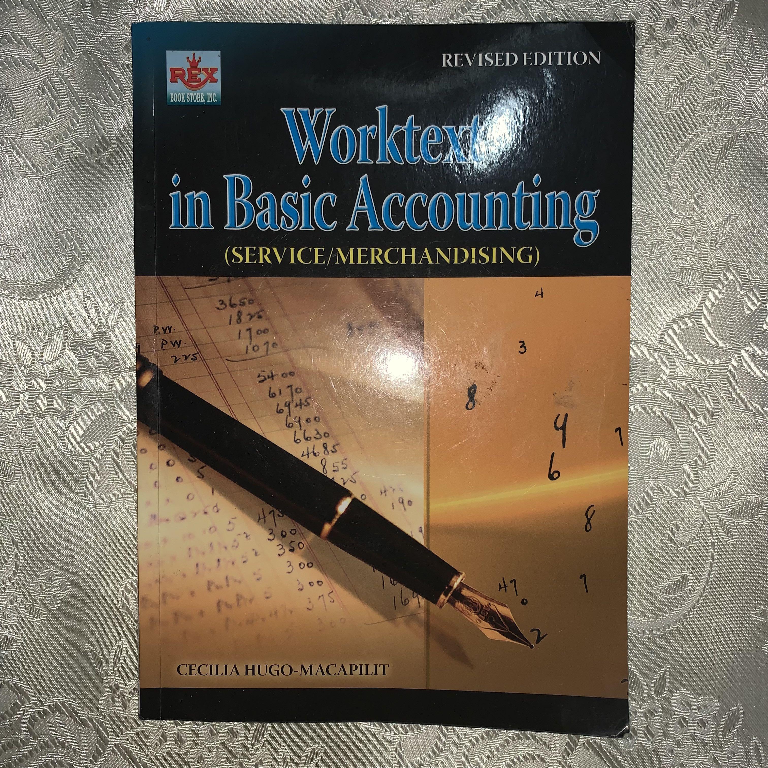 Worktext in Basic Accounting (Category: Textbooks) located in Manila. Submitted by hvscloset (Listing ID 1123620549, Image 1). Description: .