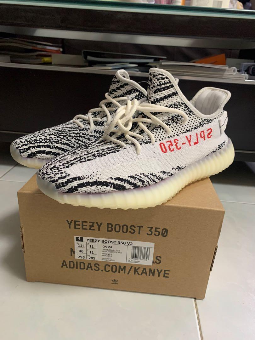 WTS Yeezy Boost 350 V2 Zebra US 11.5, Men's Fashion, Footwear, Sneakers on  Carousell