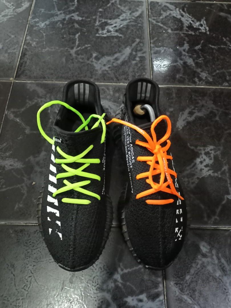 adidas YEEZY // OFF - WHITE “BOOST”, Men's Fashion, Footwear, Sneakers on  Carousell