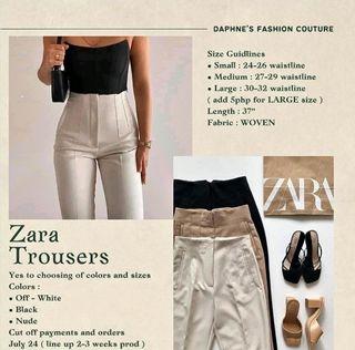 Zara High waist trousers