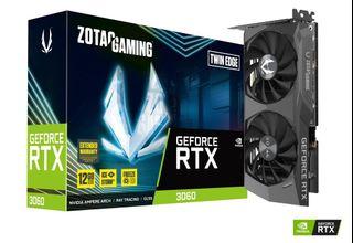 ZOTAC GEFORCE RTX 3060 12GB // BNIB