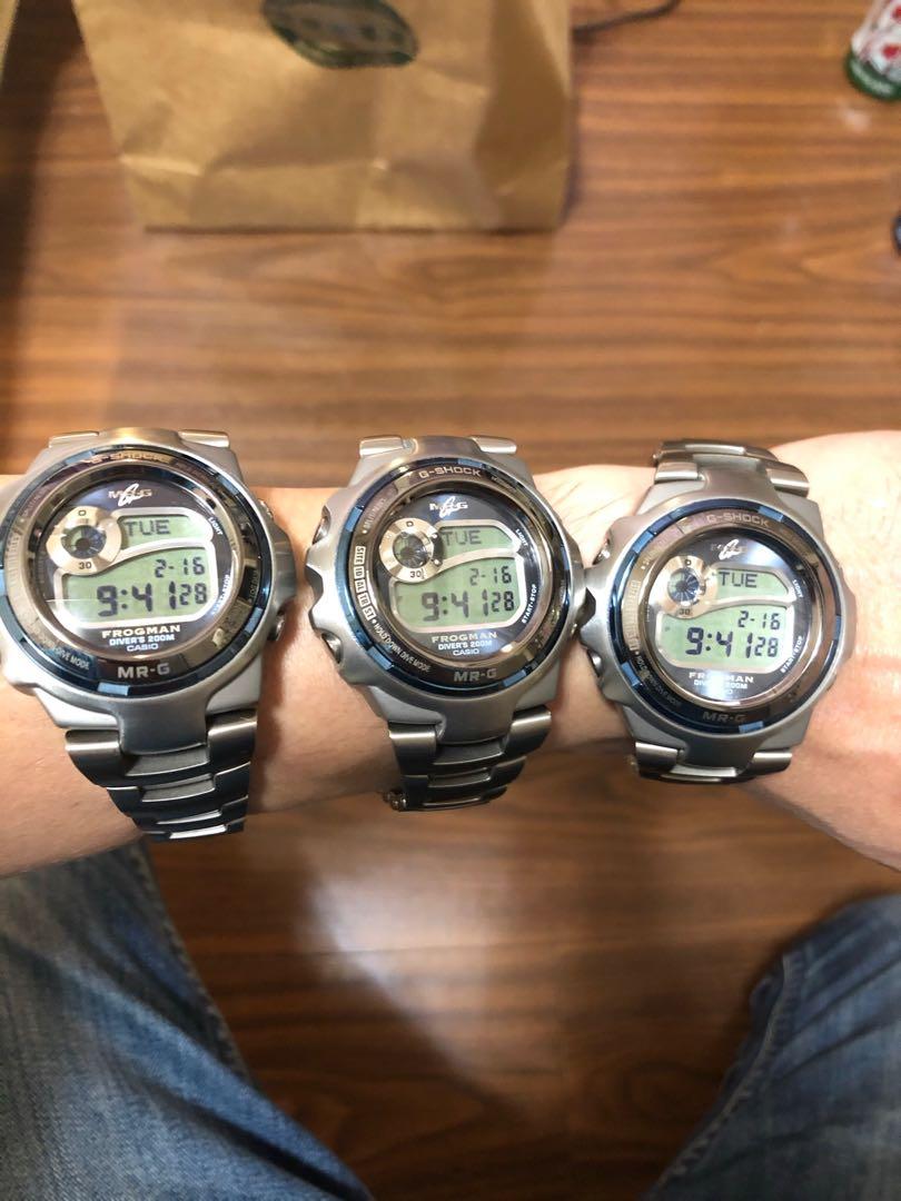 1000 CASIO MRG 1100 2 FROGMAN