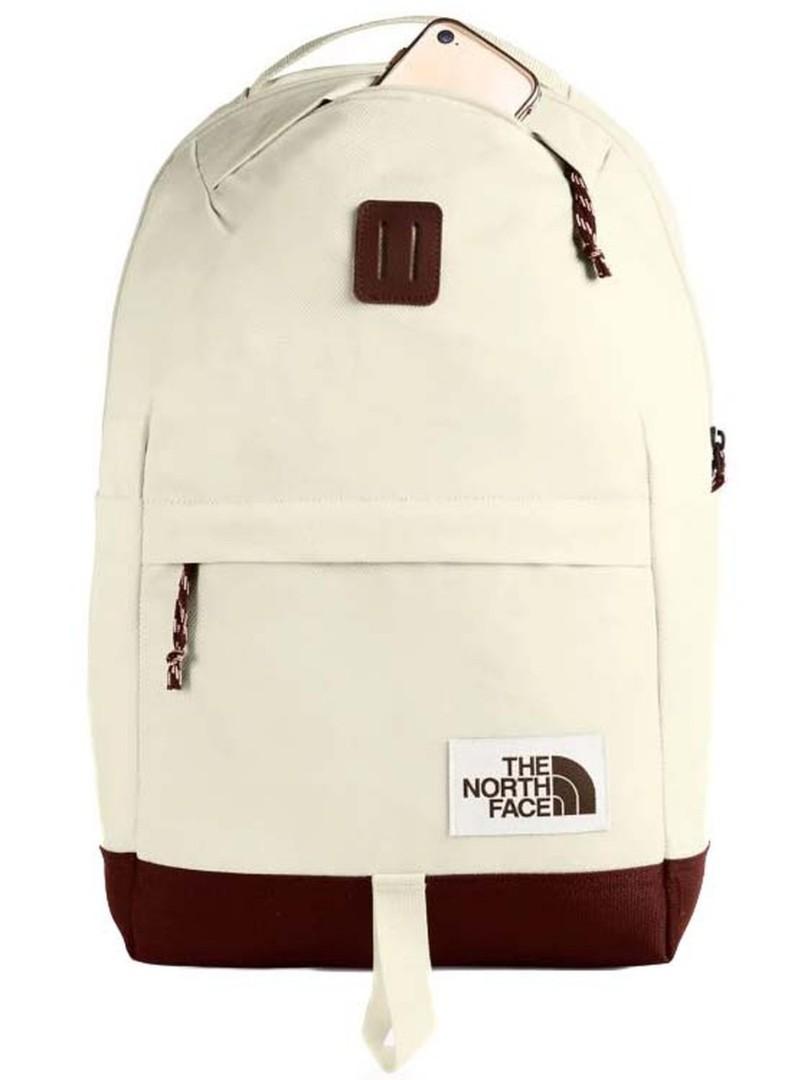 north face daypack white