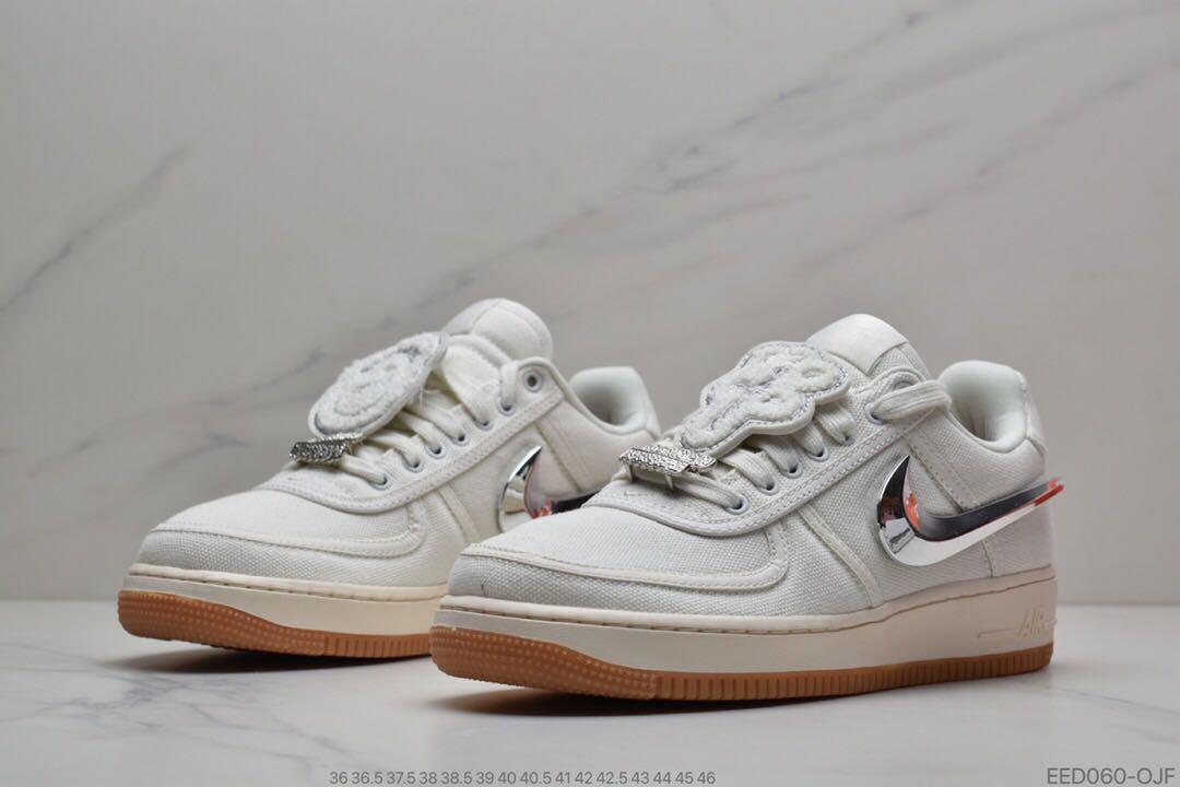 Nike Air Force X Travis Scott Sail Thread Street 60 OFF