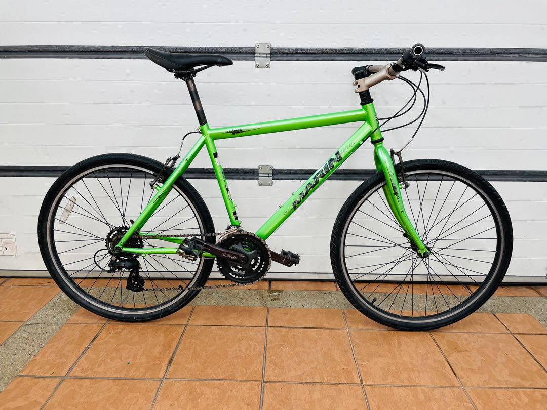 2005 MARIN MUIRWOODS 26er DOUBLE BUTTED CRMO STEEL SIZE 19 MTB URBAN COMMUTER BIKE