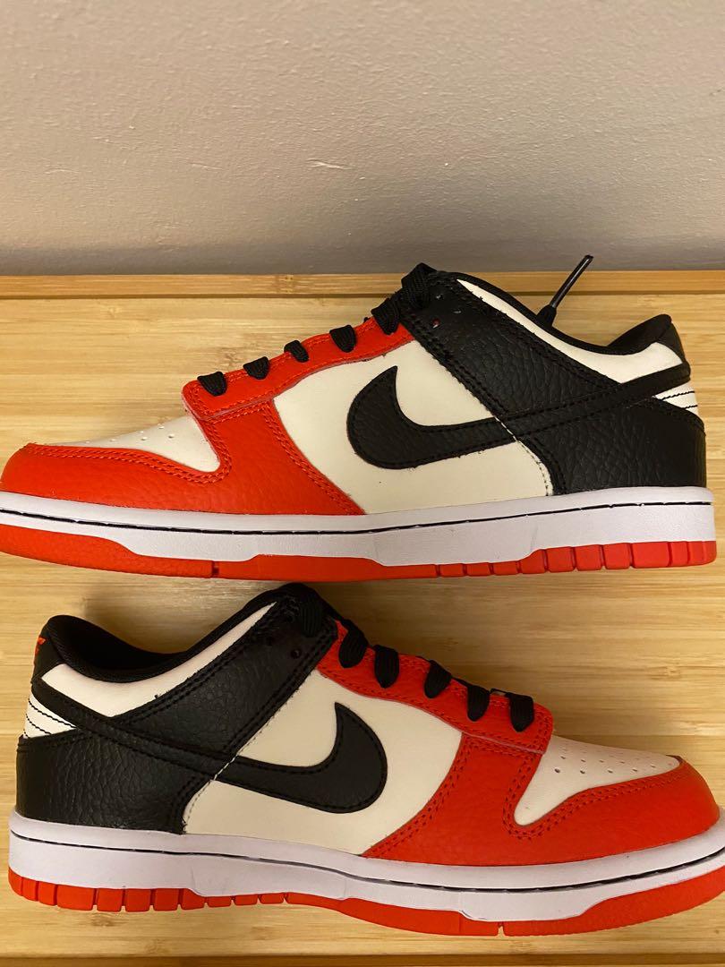 5.5Y] Nike Dunk Low GS EMB NBA / Dunk Low Chicago GS / Dunk Low GS Chicago,  Men's Fashion, Footwear, Sneakers on Carousell