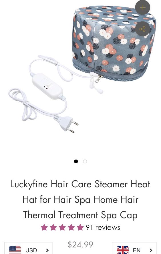 Hair Thermal Treatment Spa Cap 