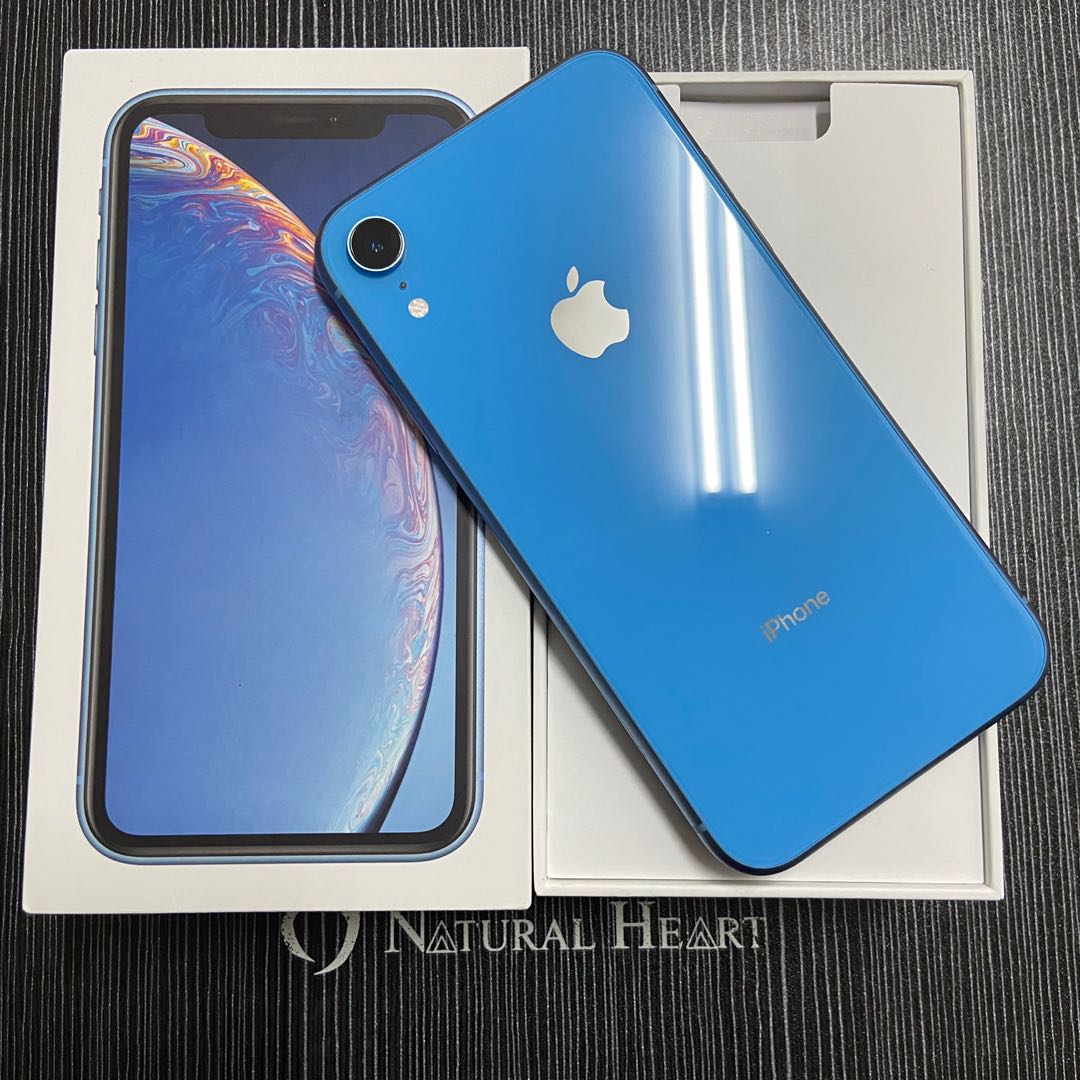 售 中古靚機 APPLE 蘋果🍎iphone XR 64GB 藍 9.5成新 功能皆正常 可舊機折抵 板橋宜蘭可面交