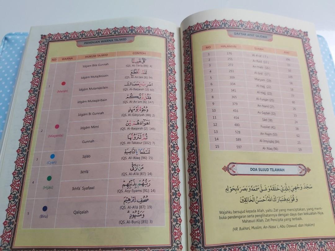 A5 Al Quran Per Word With English Translation Terjemahan Mushaf Per Kata Hobbies Toys Books Magazines Religion Books On Carousell
