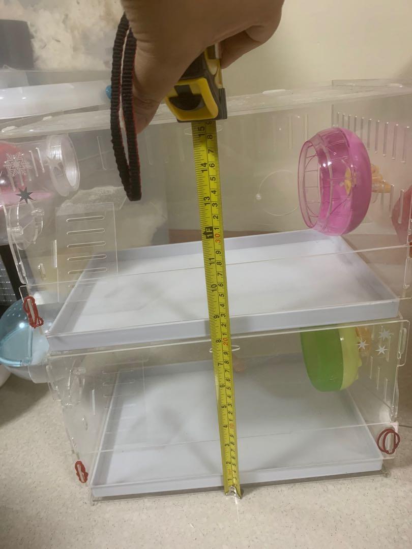 temporary hamster cage