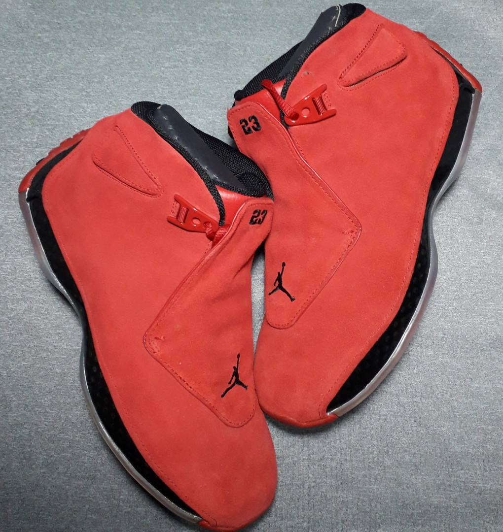 red suede 18s