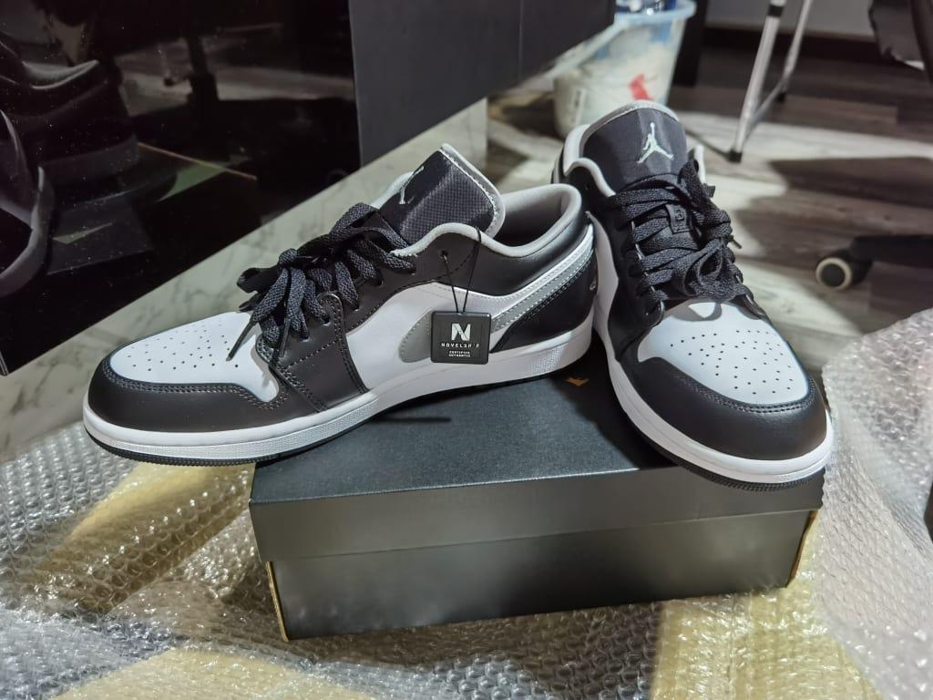 Air Jordan 1 Low Black Medium Grey