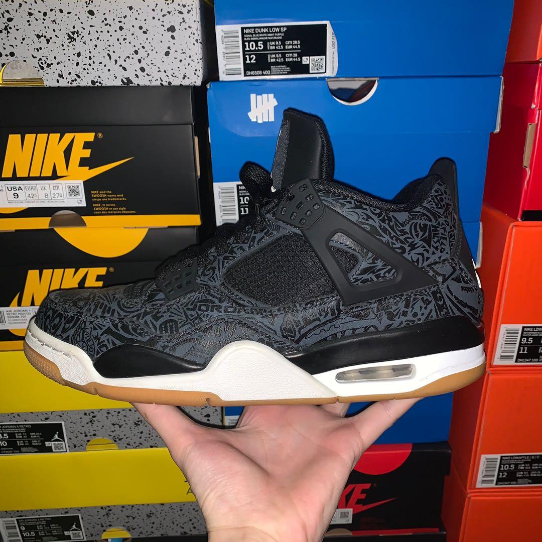 jordan 4 laser gum