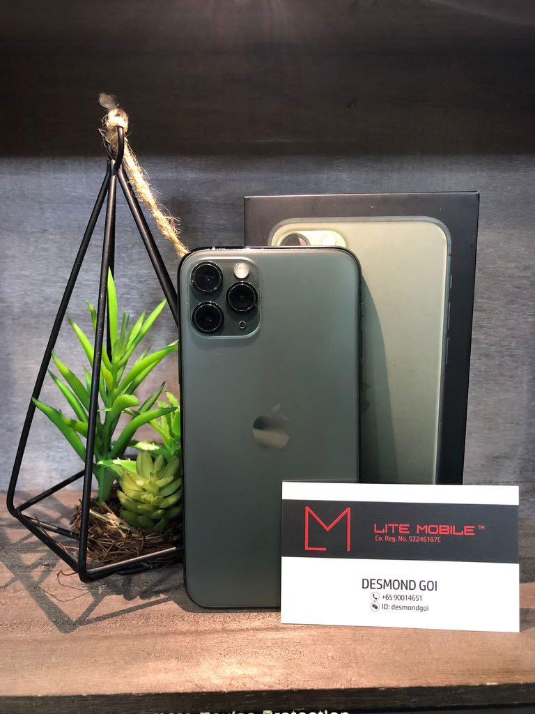 Apple Iphone 11 Pro 256gb Midnight Green Mobile Phones Gadgets Mobile Phones Iphone Iphone 11 Series On Carousell