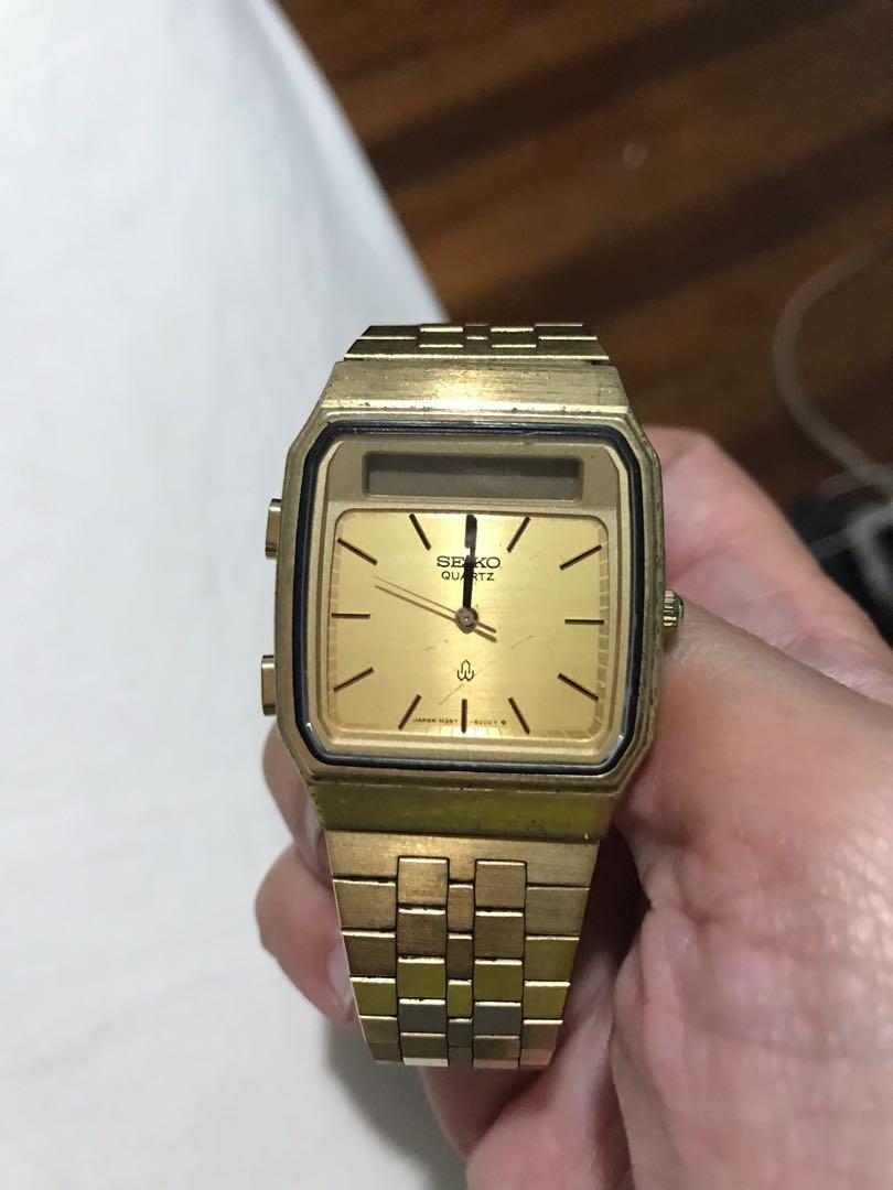 Authentic Seiko Vintage Mens Watch, Men's Fashion, Watches & Accessories,  Watches on Carousell
