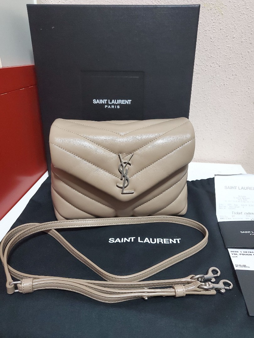 Saint Laurent loulou toy quilted leather shoulder bag. #saintlaurent