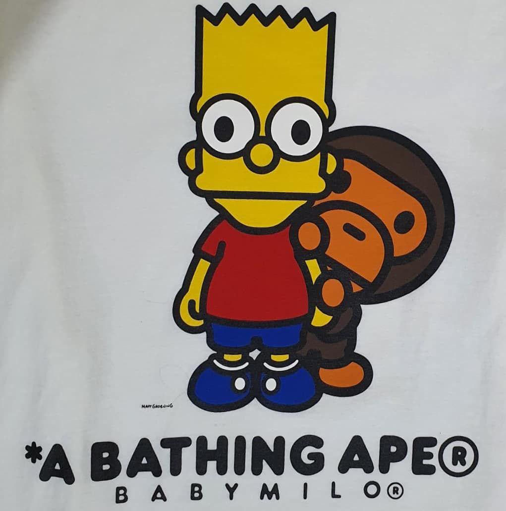 Bape x the simpsons clearance