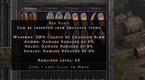 Diablo 2 resurrected enigma runeword Jah Ith Ber, Video Gaming, Gaming ...