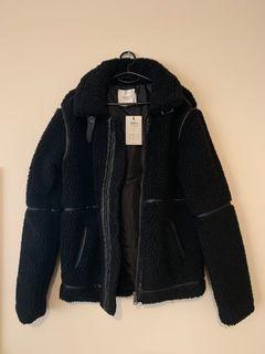 BNWT Borg Aviator Biker Jacket