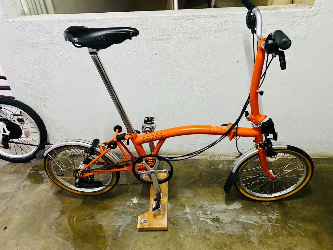 Brompton 2020 signal orange S6L