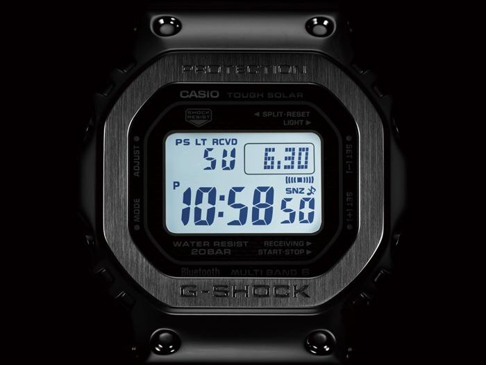 威哥本舖】Casio原廠貨G-Shock GMW-B5000D-1 經典5600不鏽鋼款太陽能六