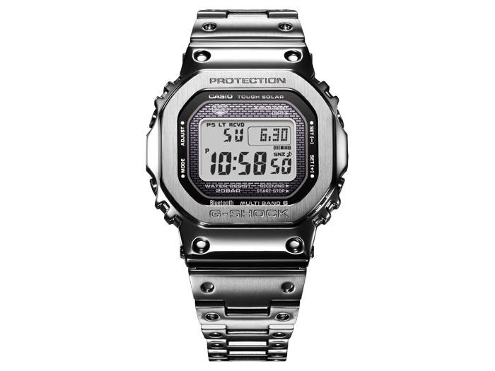 威哥本舖】Casio原廠貨G-Shock GMW-B5000D-1 經典5600不鏽鋼款太陽能六