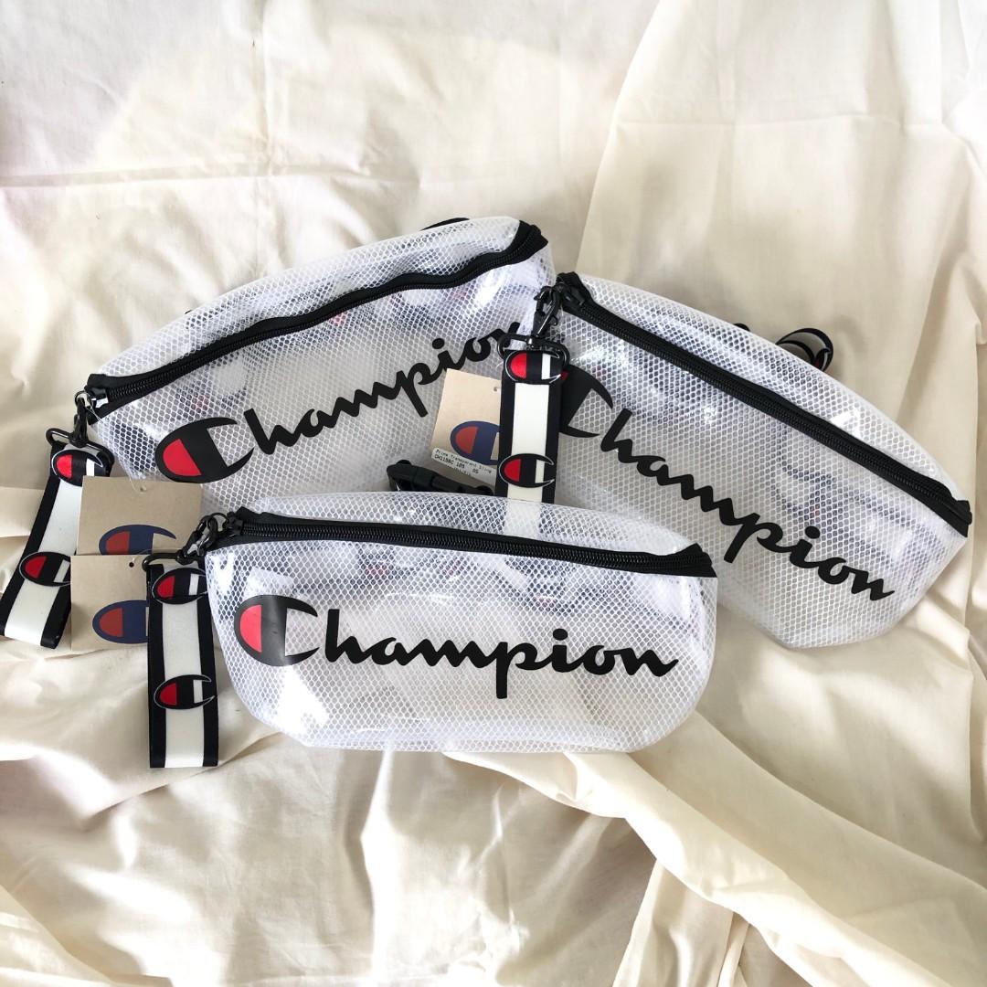 Champion fanny pack clear new arrivals