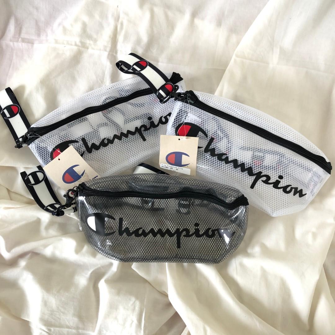 Champion fanny pack clear on sale