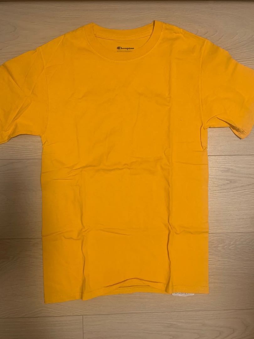 champion tee yellow